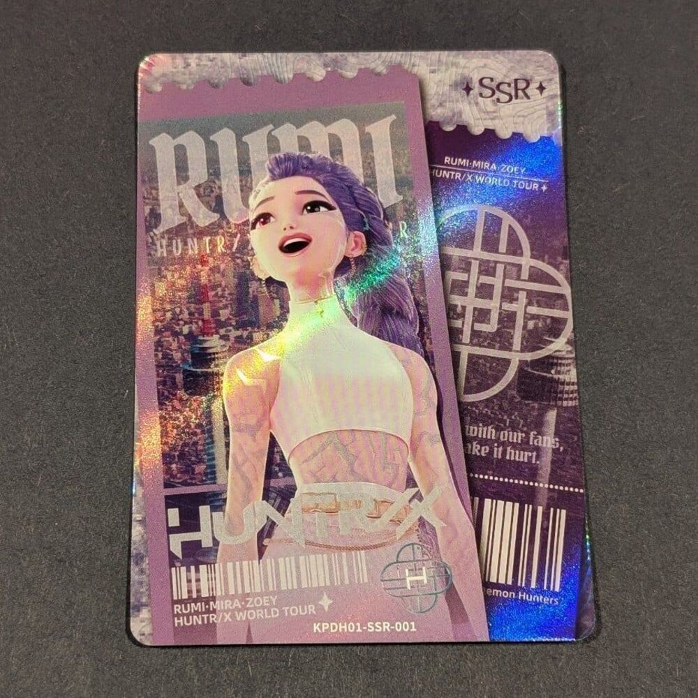Kayou K-Pop Demon Hunters Rumi Huntr/x World Tour SSR Card KPDH01-SSR-001